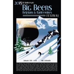 2015 Big Beers Festival Poster (WITH Breweries)