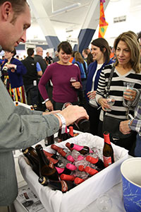 Pouring Beer at the Commercial Tasting