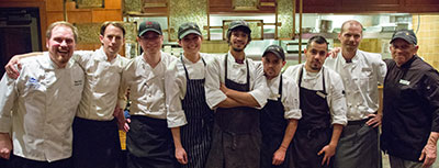 Brewmasters Dinners Kitchen Staff