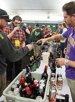 beer festival pouring beer